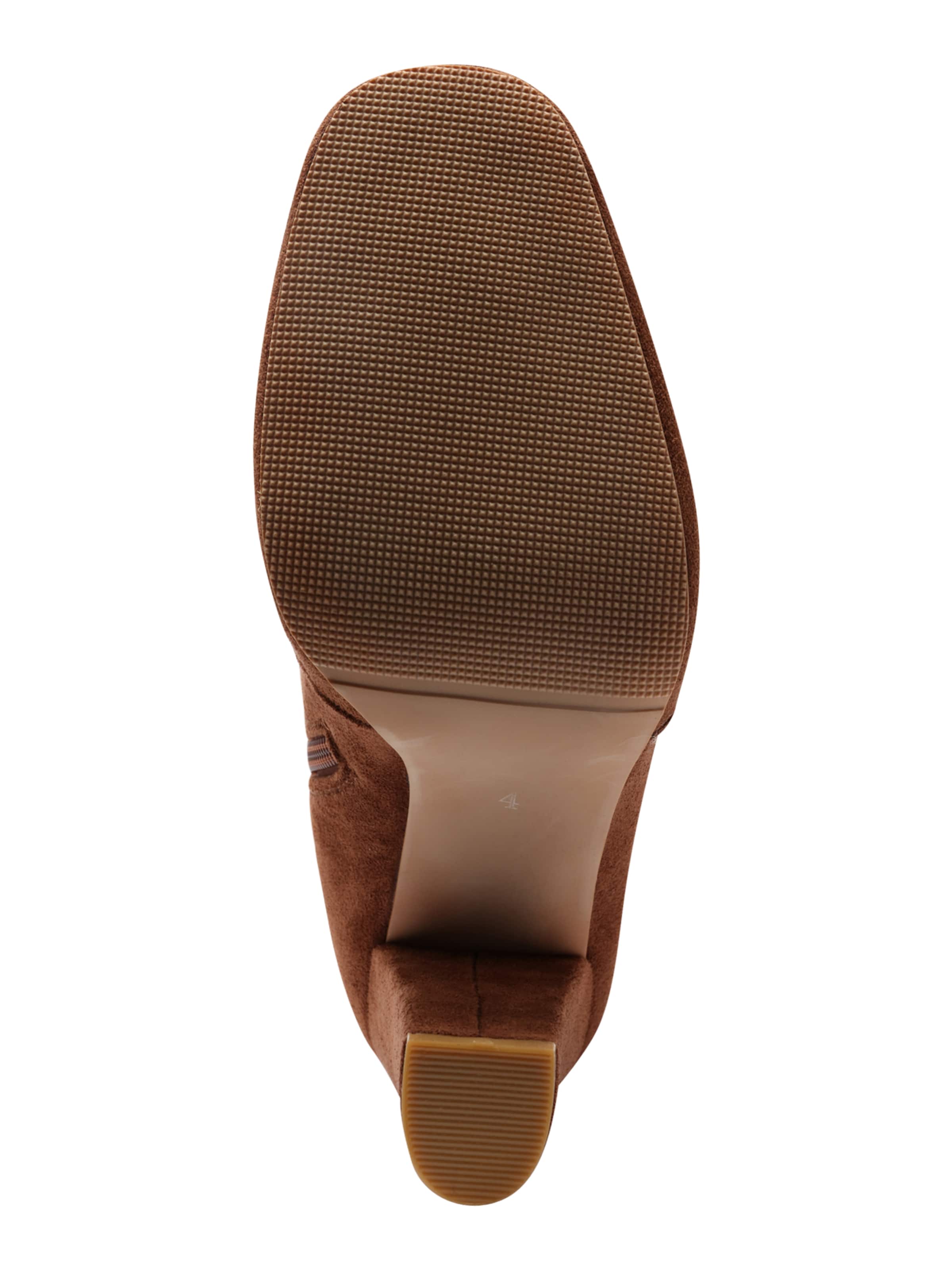 Overknee di Misspap in marrone