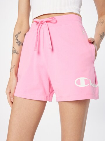 Champion Authentic Athletic Apparel Regular Trousers in Pink