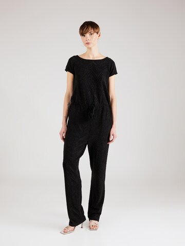 PULZ Jeans Jumpsuit 'CAVILA' i svart: framsida