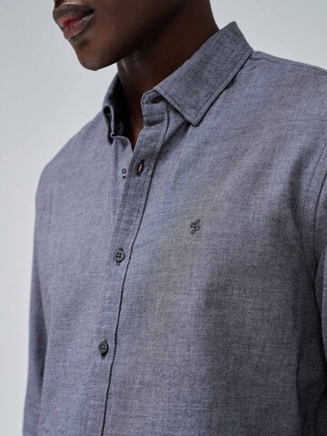Salsa Jeans Regular fit Button Up Shirt in Grey