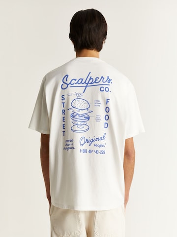 Scalpers Tričko – bílá