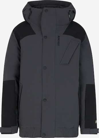 PROTEST Sportjacke 'PRTBROME JR' in Grau: Vorderseite