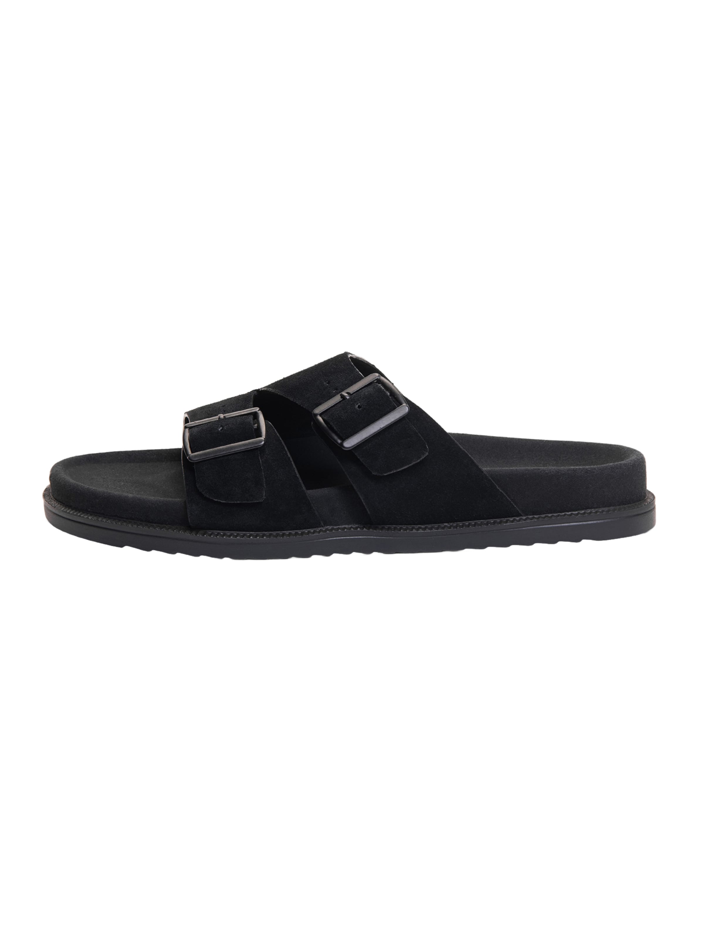 Ombre Mule in Black: front
