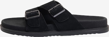 Ombre Mule in Black: front