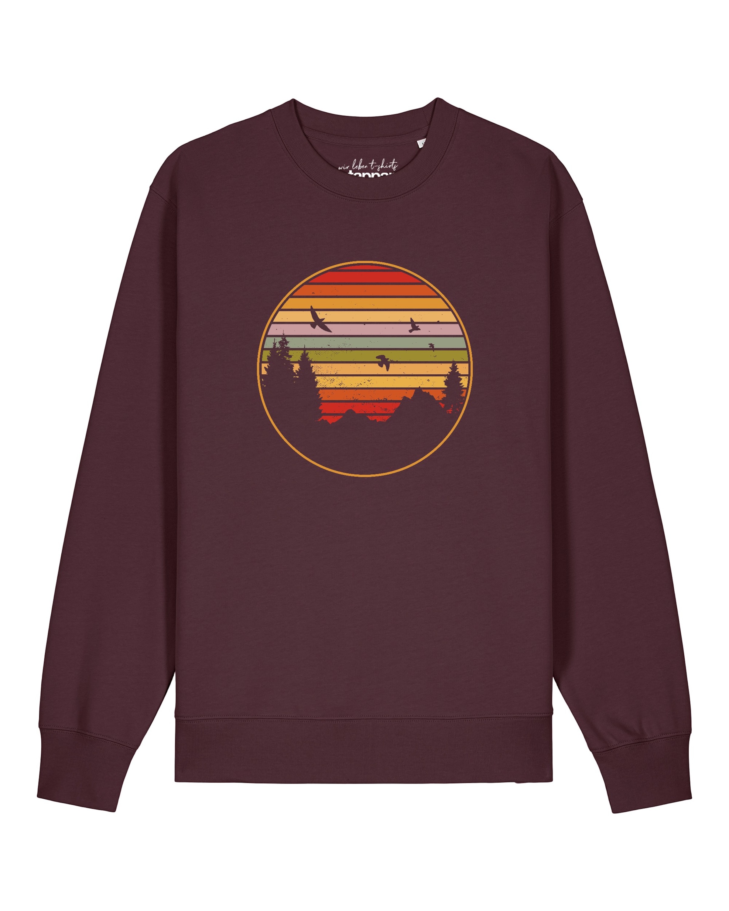 Watapparel Sweatshirt in Rood: voorkant