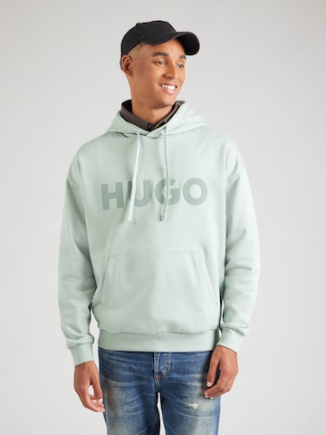 HUGO - Sweatshirt 'Ditchle' em verde: frente