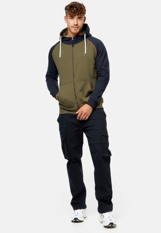 Veste de survêtement 'Pulko' INDICODE JEANS en vert