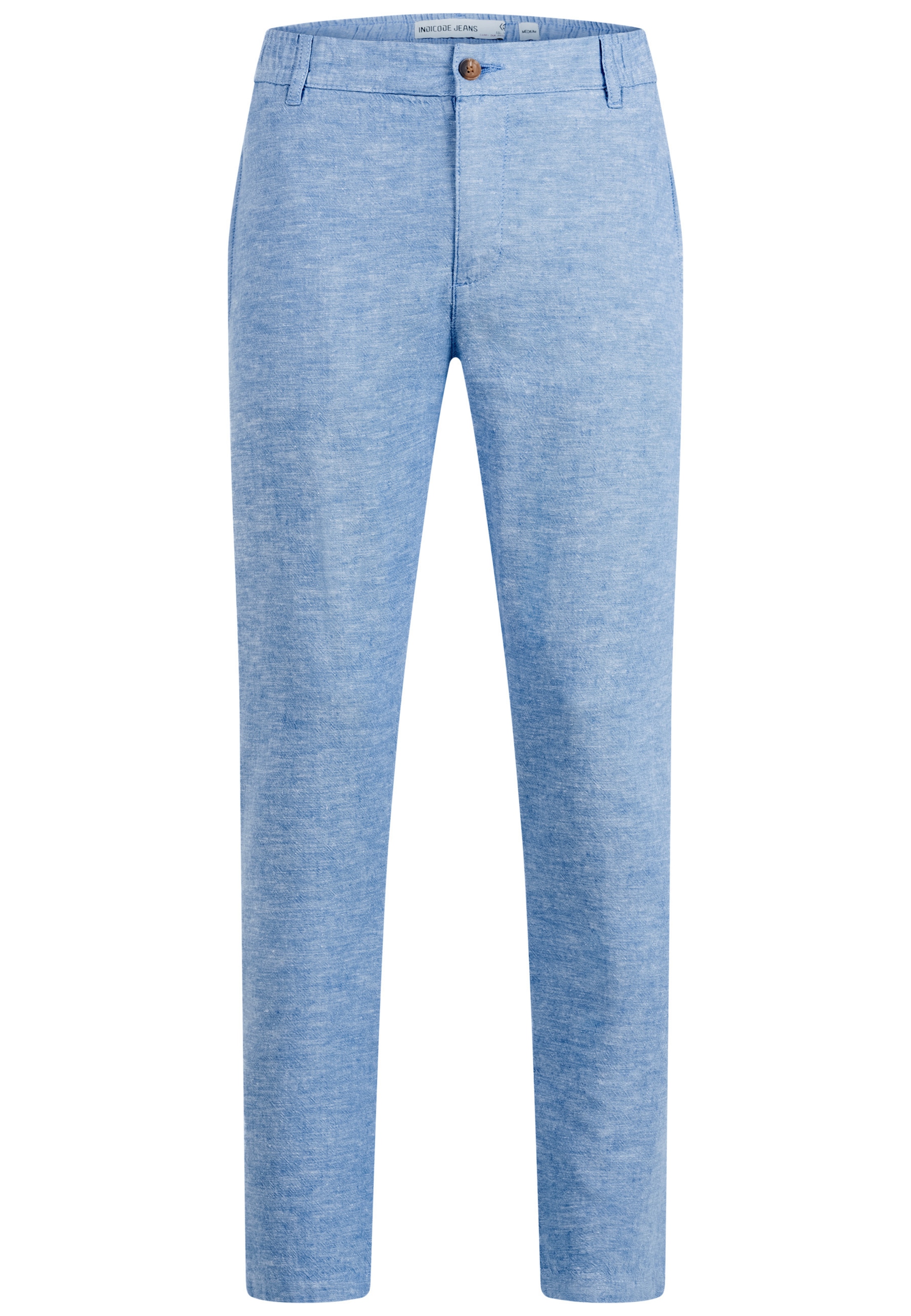 INDICODE JEANS Chino 'Lino' in de kleur Blauw, Productweergave