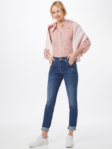 PULZ Jeans Skinny Farmer 'MARY' - kék