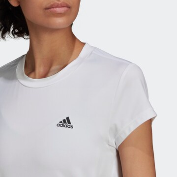 ADIDAS SPORTSWEAR Performance Shirt 'Designed To Move Colorblock ' in White