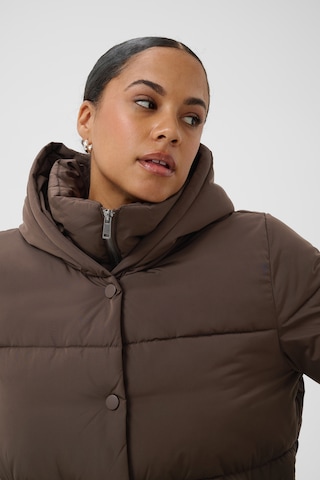 KAFFE CURVE Between-season jacket in Brown