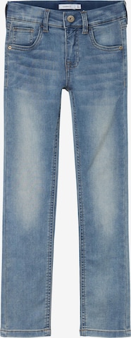 NAME IT Skinny Farkut 'Theo' värissä sininen: etupuoli