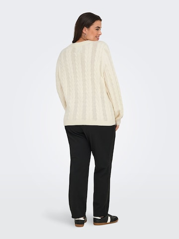 ONLY Carmakoma Pullover 'CARRubina' i hvid