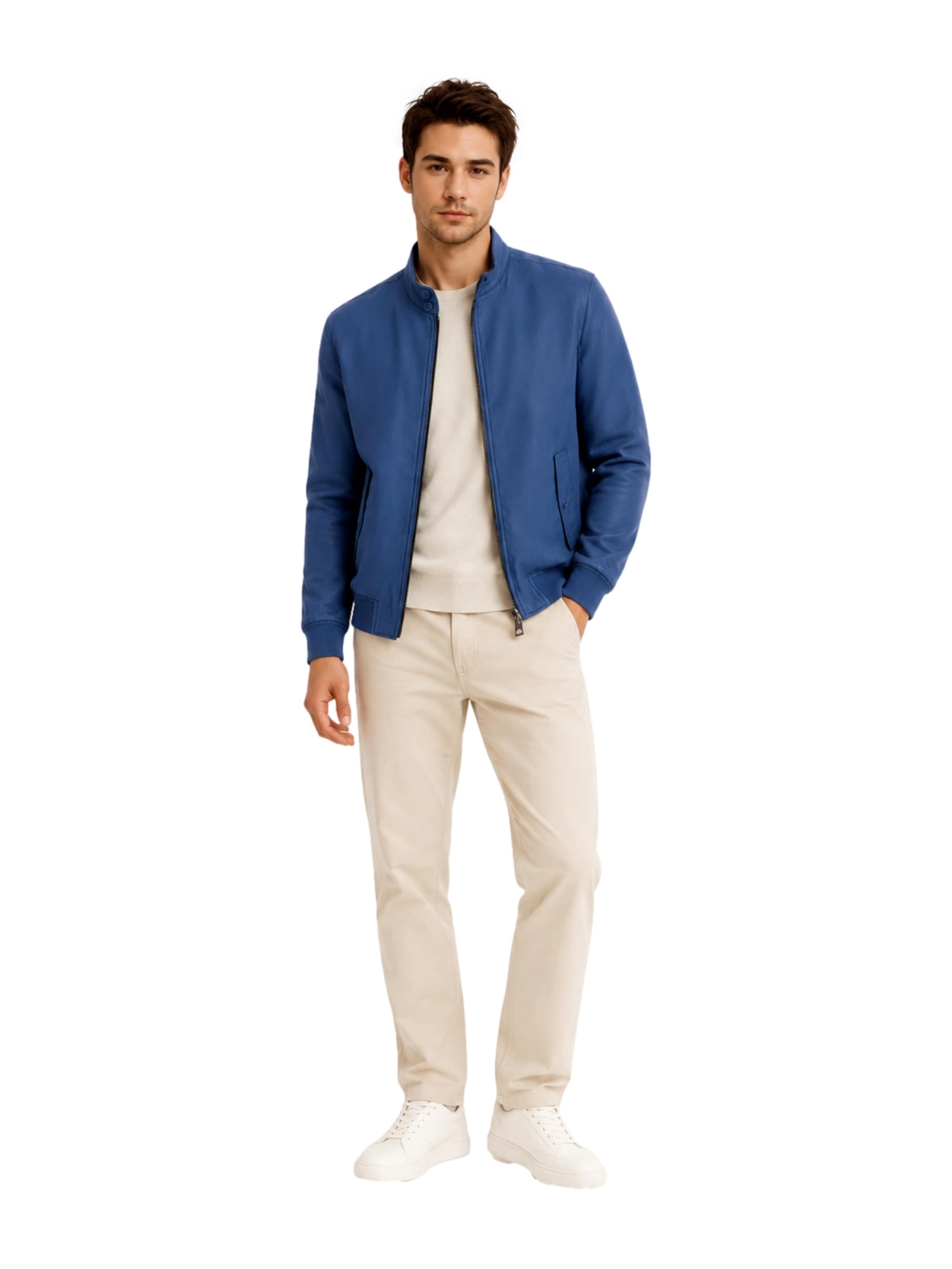 Veste mi-saison 'Harrington' GUESS en bleu
