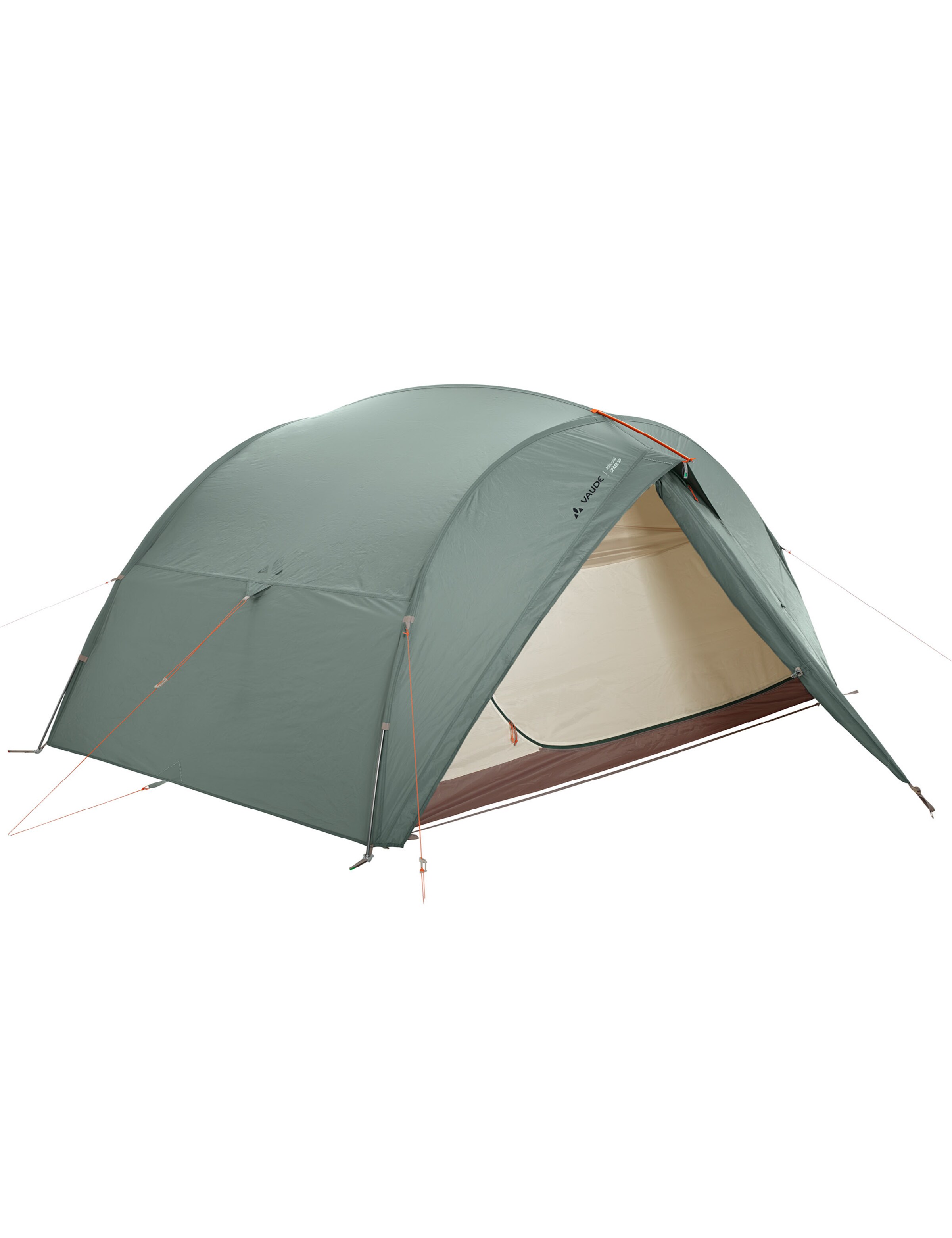 VAUDE Tent 'Allround Space 3P' in Green: front