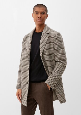 s.Oliver Between-Seasons Coat in Brown: front