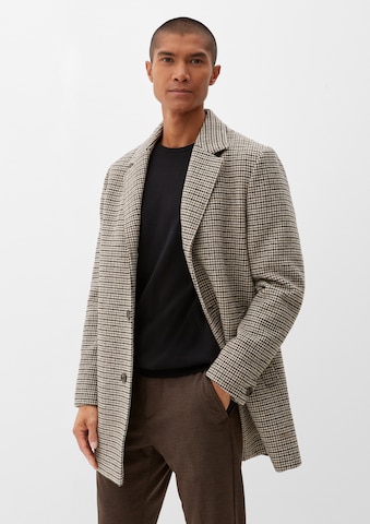 s.Oliver Between-Seasons Coat in Brown: front