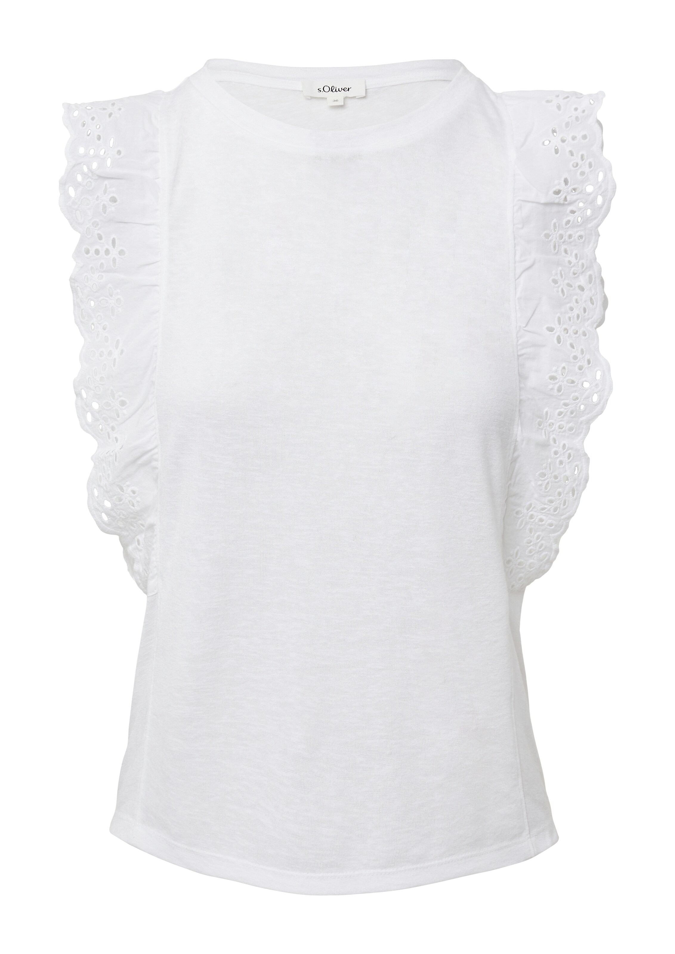s.Oliver Shirt in White: front