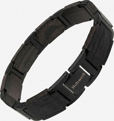 Holzwerk Armband 'SCHILFSEE' in 19 - 22 cm in schwarz, Produktansicht