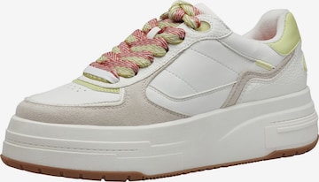 Baskets basses Tamaris en vert : devant