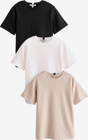 T-shirt Next en beige : devant