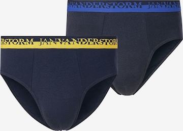 Jan Vanderstorm Panty ' Pedka ' in Blue: front