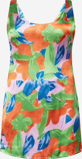 Nasty Gal Plus Καλοκαιρινό φόρεμα σε μπλε ρουά / πράσινο / πορ�τοκαλί / ροζ, Άποψη προϊόντος