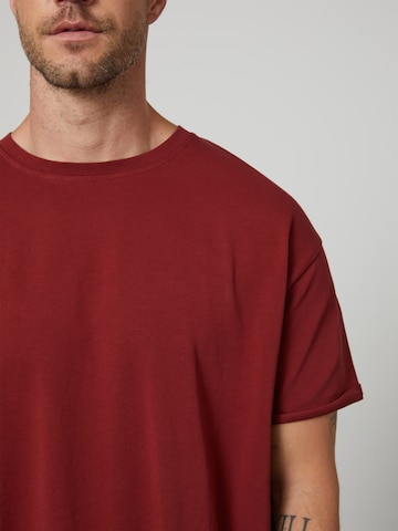 DAN FOX APPAREL Shirt 'Alan' in Rot