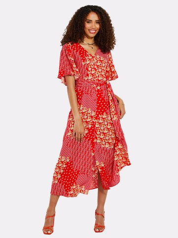 Threadbare Shirt dress 'Fruit' in Red