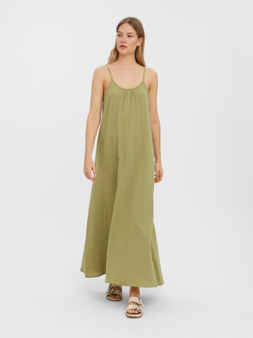 VERO MODA Letní šaty 'Natali' – zelená: přední strana