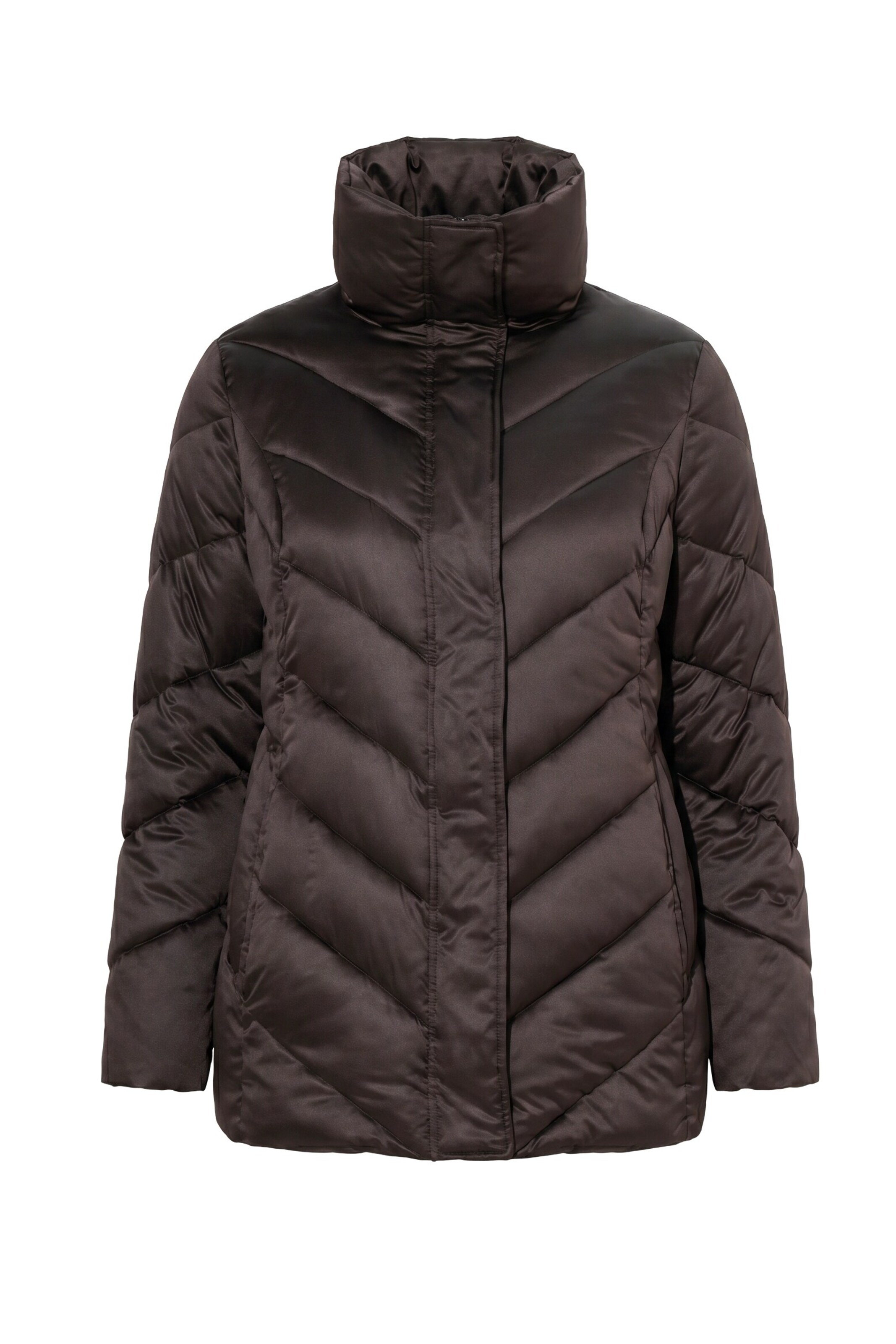 Ulla Popken Jacke in M-L in braun, Produktansicht