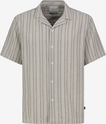 Eight2Nine Button Up Shirt in Beige: front