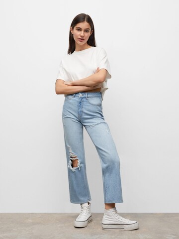 MANGO TEEN Regular Jeans in Blauw