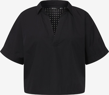 Ulla Popken Blouse in Zwart: voorkant