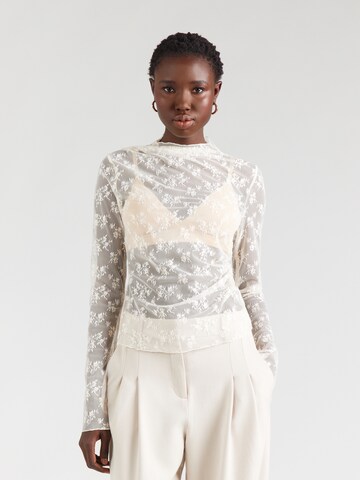 & Other Stories Shirt in Beige: voorkant