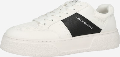 Sportbačiai be auliuko iš ARMANI EXCHANGE, spalva – juoda / balkšva, Prekių apžvalga