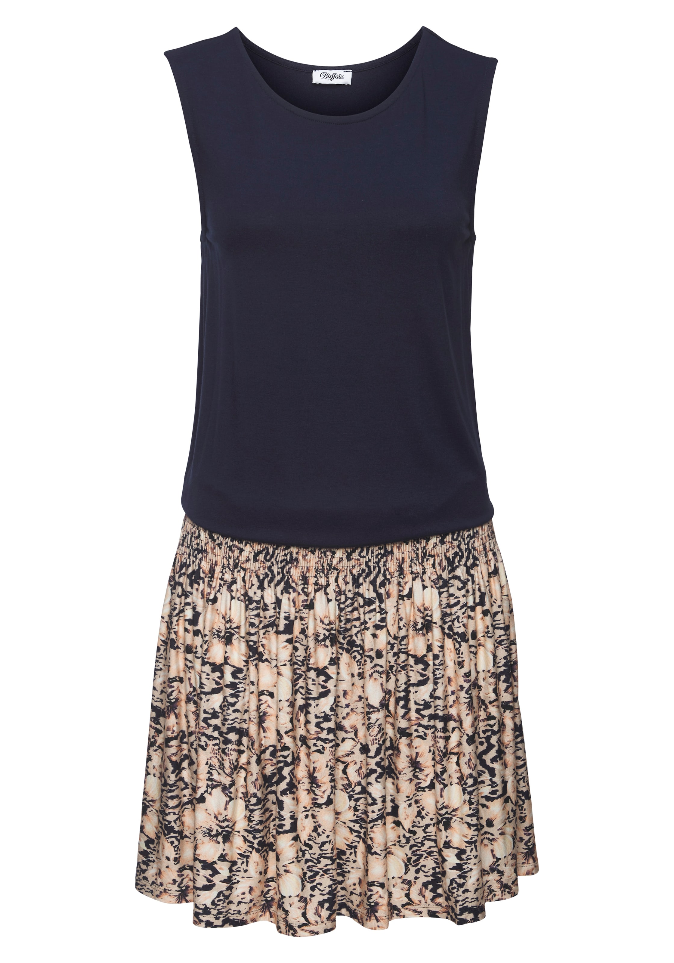 BUFFALO Vestido en 34 en beige / navy / blanco, Vista del producto