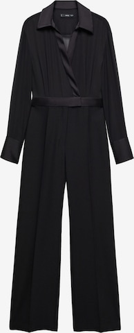 MANGO Jumpsuit 'LUISA' in Zwart: voorkant