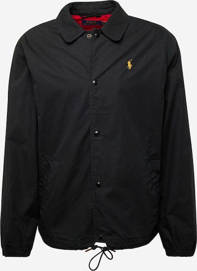 Polo Ralph Lauren Veste mi-saison en jaune / orange / rouge / noir, Vue avec produit