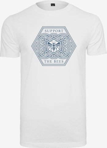 Merchcode Shirt 'Support The Bees Tee' in White: front