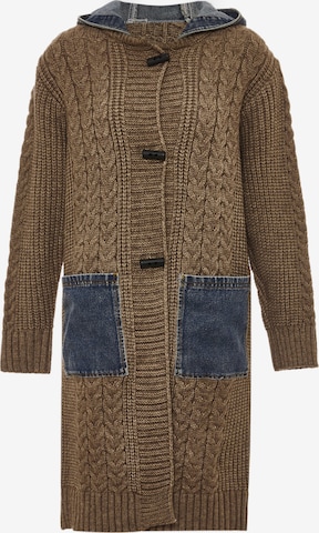 RISA Strickjacke in Braun: Vorderseite