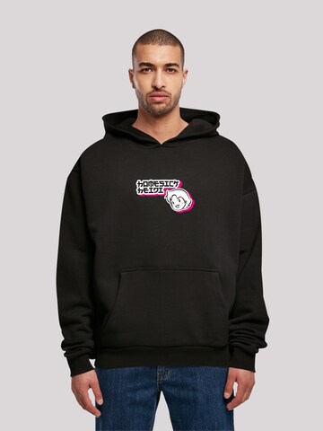 F4NT4STIC Sweatshirt 'Heidi Homesick Heroes of Childhood' in Zwart: voorkant
