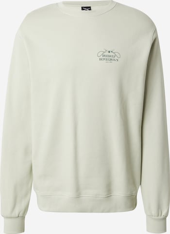 Iriedaily Sweatshirt 'Bonsigh' in Grün: predná strana