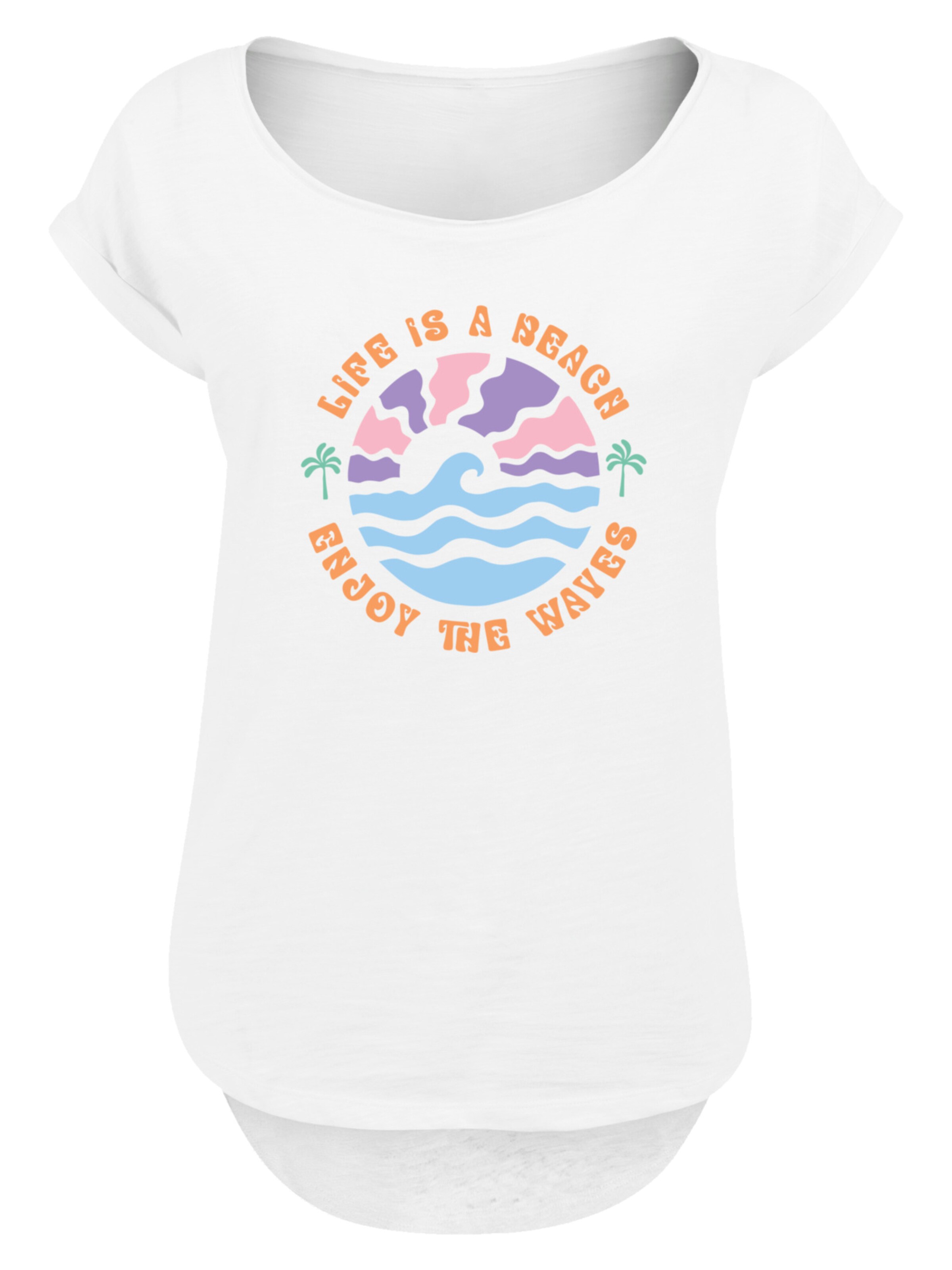 T-shirt F4NT4STIC en blanc : devant