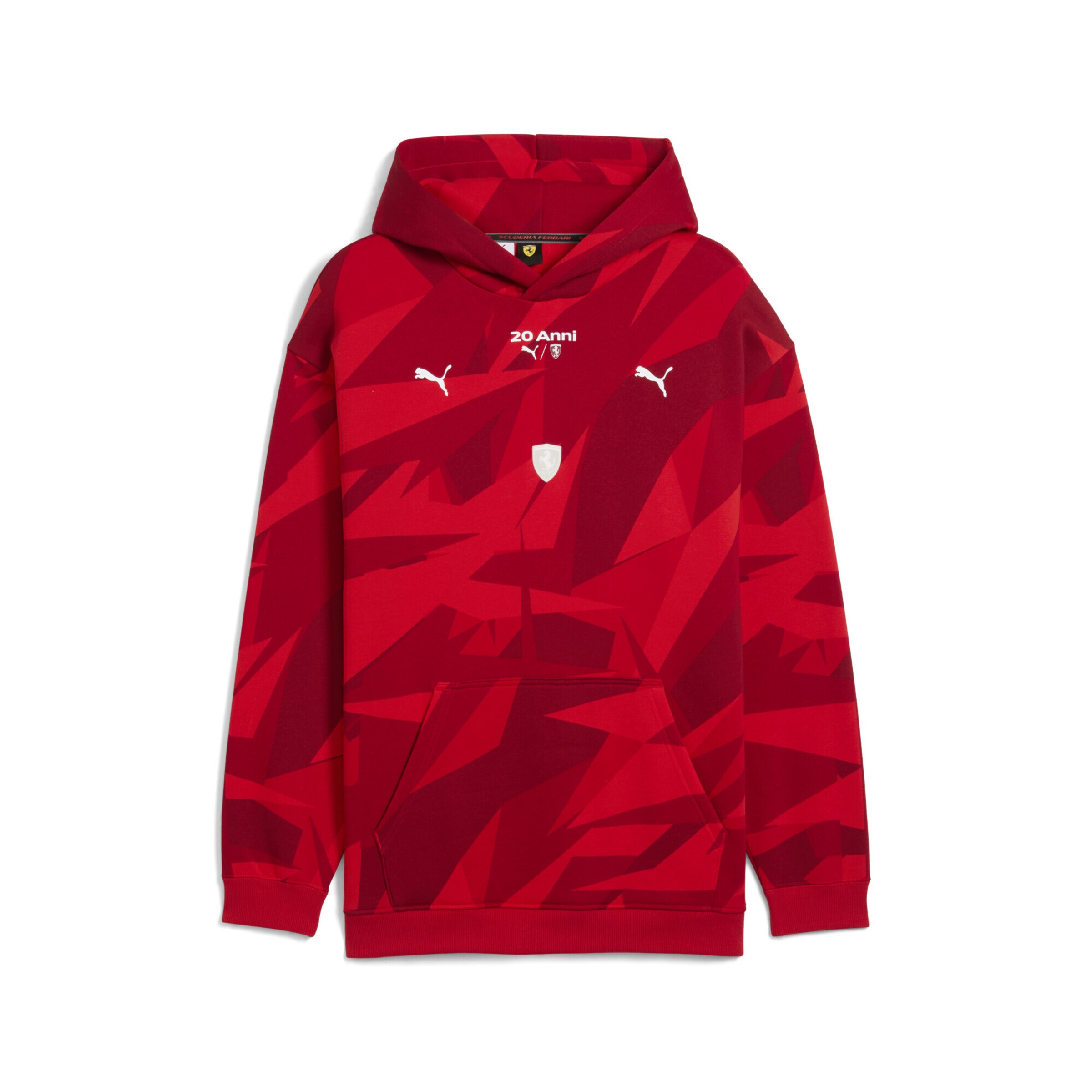 PUMA Sports sweatshirt 'Scuderia Ferrari HP 20 Years of Red' in Red: front