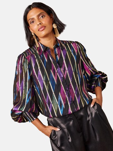 Camicia da donna di love & roses in nero: frontale