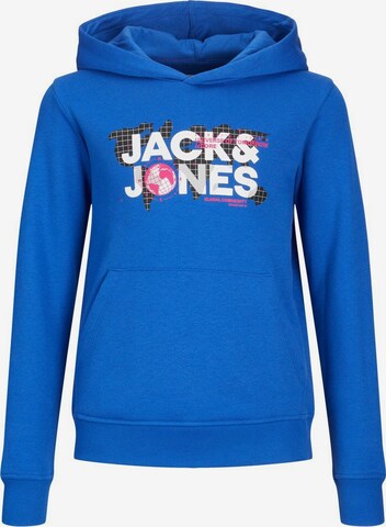 Sweat Jack & Jones Junior en bleu : devant