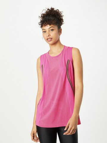 ADIDAS BY STELLA MCCARTNEY Top sportowy 'Truepace' w kolorze różowy: przód