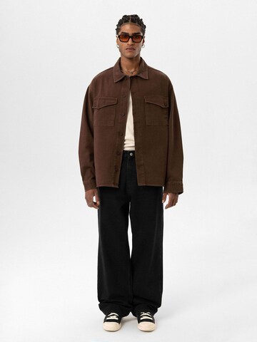 Dandalo Comfort fit Overhemd in Bruin