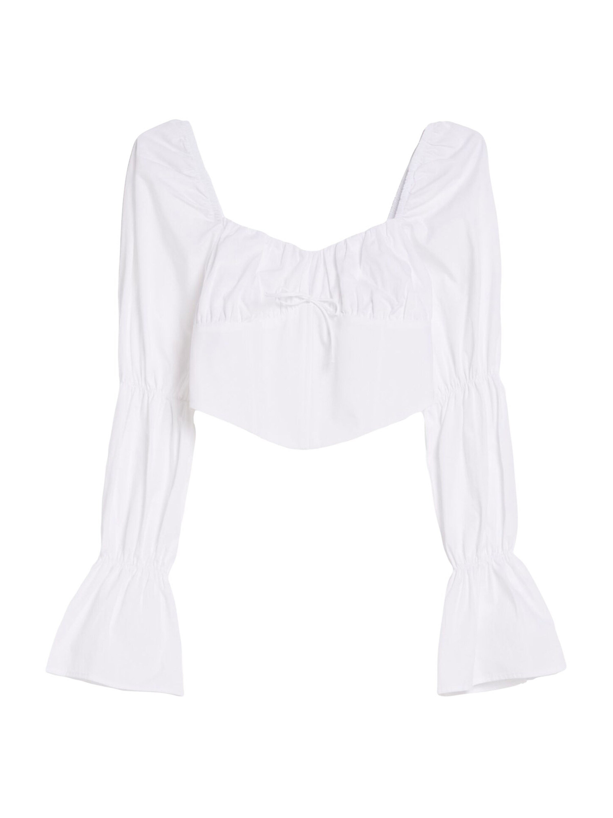 Bershka Blus i vit: framsida